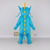 Custom Blue and Yellow Chinese Dragon Character Mascot Costume Adult Full Body Suit for Theme Parties