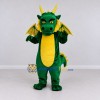 Custom Green and Yellow Horned Winged Dragon Mascot Costume Adult Full Body Suit for Theme Parties Custom Green and Yellow Horned Winged Dragon Mascot Costume Adult Full Body Suit for Theme Parties