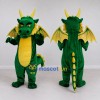 Custom Green and Yellow Horned Winged Dragon Mascot Costume Adult Full Body Suit for Theme Parties Custom Green and Yellow Horned Winged Dragon Mascot Costume Adult Full Body Suit for Theme Parties