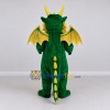 Custom Green and Yellow Horned Winged Dragon Mascot Costume Adult Full Body Suit for Theme Parties Custom Green and Yellow Horned Winged Dragon Mascot Costume Adult Full Body Suit for Theme Parties