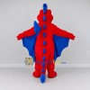 Custom Red and Blue Winged Dragon Mascot Costume Adult Full Body Suit for Theme Parties Custom Red and Blue Winged Dragon Mascot Costume Adult Full Body Suit for Theme Parties