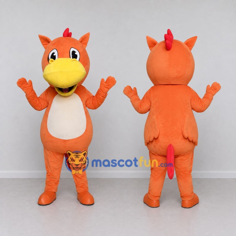 Custom Orange and Yellow Winged Horse Character Mascot Costume Adult Full Body Suit for Theme Parties Custom Orange and Yellow Winged Horse Character Mascot Costume Adult Full Body Suit for Theme Parties