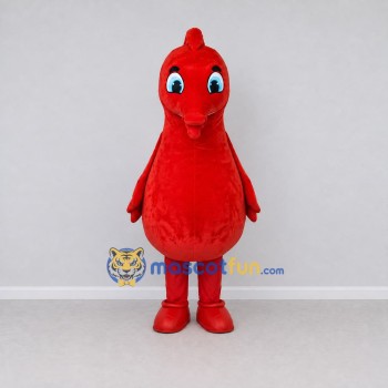 Custom Red Seahorse Character Mascot Costume Adult Full Body Suit for Ocean Events Custom Red Seahorse Character Mascot Costume Adult Full Body Suit for Ocean Events
