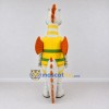 Custom White and Yellow Seahorse Character in a Vest Mascot Costume Adult Full Body Suit for Ocean Events Custom White and Yellow Seahorse Character in a Vest Mascot Costume Adult Full Body Suit for Ocean Events