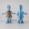 Custom Blue and Tan Spiky Dragon Character Mascot Costume Adult Full Body Suit for Theme Parties Custom Blue and Tan Spiky Dragon Character Mascot Costume Adult Full Body Suit for Theme Parties