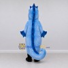 Custom Light Blue Seahorse Character Mascot Costume Adult Full Body Suit for Ocean Events Custom Light Blue Seahorse Character Mascot Costume Adult Full Body Suit for Ocean Events