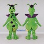 Custom Green and Purple Winged Fantasy Creature Mascot Costume Adult Full Body Suit for Theme Parties