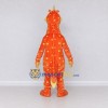 Custom Orange and Yellow Dragon Character Mascot Costume Adult Full Body Suit for Theme Parties