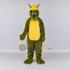 Custom Olive Green and Yellow Dragon Character Mascot Costume Adult Full Body Suit for Theme Parties Custom Olive Green and Yellow Dragon Character Mascot Costume Adult Full Body Suit for Theme Parties