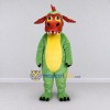 Custom Light Green and Red Dragon Character Mascot Costume Adult Full Body Suit for Theme Parties Custom Light Green and Red Dragon Character Mascot Costume Adult Full Body Suit for Theme Parties