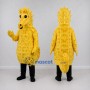 Custom Yellow Seahorse Mascot Costume Adult Full Body Suit for Ocean Events