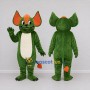 Custom Green and Orange Big-Eared Monster Character Mascot Costume Adult Full Body Suit for Theme Parties