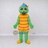 Custom Green and Yellow Turtle Character with a Cap Mascot Costume Adult Full Body Suit for School Events Custom Green and Yellow Turtle Character with a Cap Mascot Costume Adult Full Body Suit for School Events