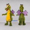 Custom Green and Purple Winged Dragon Mascot Costume Adult Full Body Suit for Theme Parties Custom Green and Purple Winged Dragon Mascot Costume Adult Full Body Suit for Theme Parties
