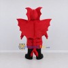 Custom Red and White Winged Dragon Mascot Costume Adult Full Body Suit for Theme Parties Custom Red and White Winged Dragon Mascot Costume Adult Full Body Suit for Theme Parties