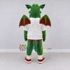 Custom Green and White Winged Dragon in Sportswear Mascot Costume Adult Full Body Suit for Sports Events Custom Green and White Winged Dragon in Sportswear Mascot Costume Adult Full Body Suit for Sports Events