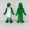 Custom Green and White Crocodile Character Mascot Costume Adult Full Body Suit for Wildlife Events Custom Green and White Crocodile Character Mascot Costume Adult Full Body Suit for Wildlife Events