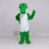 Custom Green and White Crocodile Character Mascot Costume Adult Full Body Suit for Wildlife Events Custom Green and White Crocodile Character Mascot Costume Adult Full Body Suit for Wildlife Events
