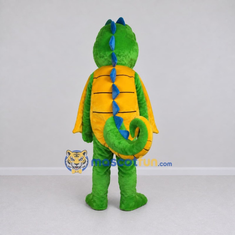 Custom Green and Yellow Seahorse Character Mascot Costume Adult Full Body Suit for Ocean Events Custom Green and Yellow Seahorse Character Mascot Costume Adult Full Body Suit for Ocean Events