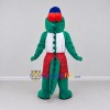 Custom Green and Red Crocodile in Shorts and a Cap Mascot Costume Adult Full Body Suit for Summer Events Custom Green and Red Crocodile in Shorts and a Cap Mascot Costume Adult Full Body Suit for Summer Events
