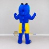 Custom Blue and Yellow Muscular Shark Character Mascot Costume Adult Full Body Suit for Sports Events Custom Blue and Yellow Muscular Shark Character Mascot Costume Adult Full Body Suit for Sports Events
