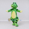 Custom Green and Black Spotted Frog Character Mascot Costume Adult Full Body Suit for School Events Custom Green and Black Spotted Frog Character Mascot Costume Adult Full Body Suit for School Events