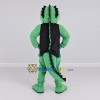 Custom Green and Black Lizard Character in a Shirt Mascot Costume Adult Full Body Suit for School Events Custom Green and Black Lizard Character in a Shirt Mascot Costume Adult Full Body Suit for School Events
