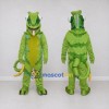 Custom Green and Yellow Chameleon Mascot Costume Adult Full Body Suit for Wildlife Events Custom Green and Yellow Chameleon Mascot Costume Adult Full Body Suit for Wildlife Events