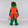 Custom Green and Orange Crocodile in a Dress Mascot Costume Adult Full Body Suit for School Events Custom Green and Orange Crocodile in a Dress Mascot Costume Adult Full Body Suit for School Events