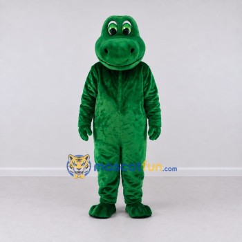 Custom Green Crocodile Character Mascot Costume Adult Full Body Suit for Wildlife Events Custom Green Crocodile Character Mascot Costume Adult Full Body Suit for Wildlife Events