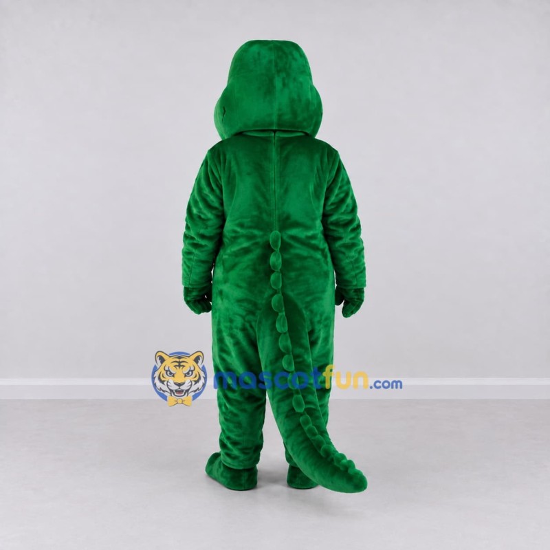 Custom Green Crocodile Character Mascot Costume Adult Full Body Suit for Wildlife Events Custom Green Crocodile Character Mascot Costume Adult Full Body Suit for Wildlife Events