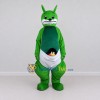Custom Green and White Kangaroo Character with a Joey Mascot Costume Adult Full Body Suit for School Events Custom Green and White Kangaroo Character with a Joey Mascot Costume Adult Full Body Suit for School Events