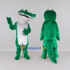 Custom Green and White Crocodile Mascot Costume Adult Full Body Suit for Wildlife Events Custom Green and White Crocodile Mascot Costume Adult Full Body Suit for Wildlife Events