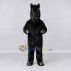 Custom Black Horse Mascot Costume Adult Full Body Suit for Farm Events Custom Black Horse Mascot Costume Adult Full Body Suit for Farm Events