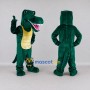 Custom Dark Green and Yellow Crocodile Character Mascot Costume Adult Full Body Suit for Wildlife Events