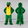 Custom Green and Yellow Crocodile Character Mascot Costume Adult Full Body Suit for Wildlife Events Custom Green and Yellow Crocodile Character Mascot Costume Adult Full Body Suit for Wildlife Events