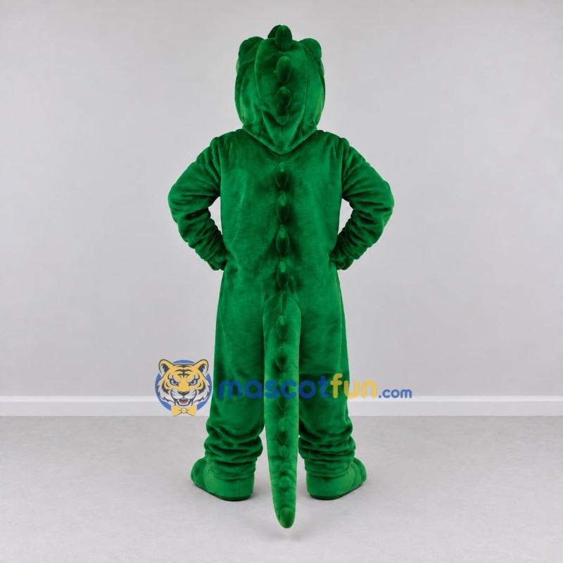 Custom Green and Yellow Crocodile Character Mascot Costume Adult Full Body Suit for Wildlife Events Custom Green and Yellow Crocodile Character Mascot Costume Adult Full Body Suit for Wildlife Events