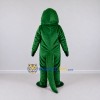 Custom Green and Yellow Crocodile Character Mascot Costume Adult Full Body Suit for Wildlife Events