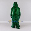 Custom Dark Green and White Dinosaur Character Mascot Costume Adult Full Body Suit for Dinosaur Events