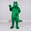 Custom Green Crocodile Character Mascot Costume Adult Full Body Suit for Wildlife Events Custom Green Crocodile Character Mascot Costume Adult Full Body Suit for Wildlife Events