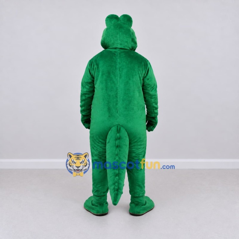 Custom Green Crocodile Character Mascot Costume Adult Full Body Suit for Wildlife Events Custom Green Crocodile Character Mascot Costume Adult Full Body Suit for Wildlife Events