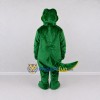 Custom Green and Yellow Crocodile Character Mascot Costume Adult Full Body Suit for Wildlife Events