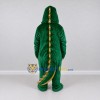 Custom Dark Green and Gold Crocodile Character Mascot Costume Adult Full Body Suit for Wildlife Events