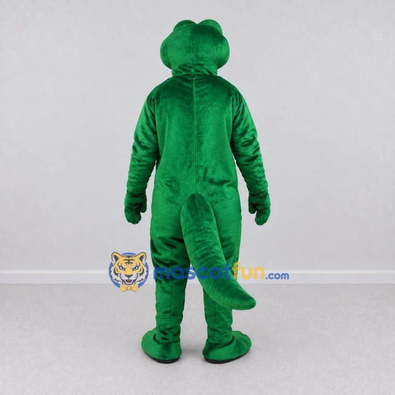 Custom Green Crocodile Character Mascot Costume Adult Full Body Suit for Wildlife Events Custom Green Crocodile Character Mascot Costume Adult Full Body Suit for Wildlife Events