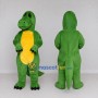 Custom Green and Yellow Dinosaur Character Mascot Costume Adult Full Body Suit for Dinosaur Events