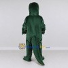 Custom Dark Green and Cream Tyrannosaurus Character Mascot Costume Adult Full Body Suit for Dinosaur Events Custom Dark Green and Cream Tyrannosaurus Character Mascot Costume Adult Full Body Suit for Dinosaur Events