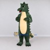 Custom Dark Green and Cream Spiky Dinosaur Character Mascot Costume Adult Full Body Suit for Dinosaur Events