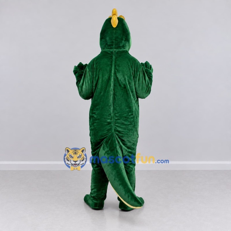 Custom Green and Yellow Dragon Character Mascot Costume Adult Full Body Suit for Theme Parties Custom Green and Yellow Dragon Character Mascot Costume Adult Full Body Suit for Theme Parties