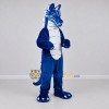 Custom Blue and White Dragon Character Mascot Costume Adult Full Body Suit for Theme Parties Custom Blue and White Dragon Character Mascot Costume Adult Full Body Suit for Theme Parties