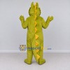 Custom Olive Green and Yellow Dragon Character Mascot Costume Adult Full Body Suit for Theme Parties Custom Olive Green and Yellow Dragon Character Mascot Costume Adult Full Body Suit for Theme Parties